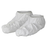 KleenGuard A40 Liquid and Particle Protection Shoe Cover, Universal, White 412-44490