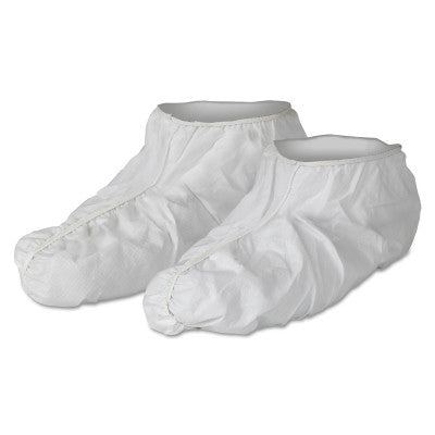 KleenGuard A40 Liquid and Particle Protection Shoe Cover, Universal, White 412-44490