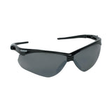 V30 Nemesis CSA Safety Glasses, Smoke Mirror, Polycarbonate Lens, Uncoated, Black Frame/Temples, Nylon 412-20380