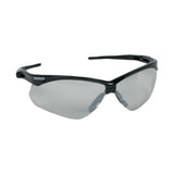 V30 Nemesis CSA Safety Glasses, Indoor/Outdoor, Polycarbonate Lens, Uncoated, Black Frame/Temples, Nylon 412-20381