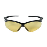 V30 Nemesis Safety Glasses, Amber, Polycarbonate Lens, Anti-Fog, Black Frame/Temple, Nylon 412-22476