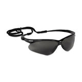 V30 Nemesis Safety Glasses, Smoke, Polycarbonate Lens, Anti-Fog, Black Frame/Temples, Nylon 412-22475