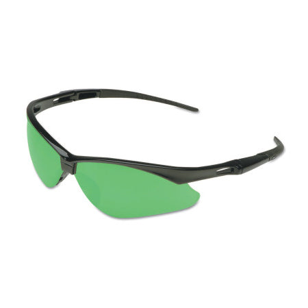 V30 Nemesis Safety Glasses, IRUV Shade 5, Polycarbonate Lens, Uncoated, Black Frame/Temples, Nylon 412-25671