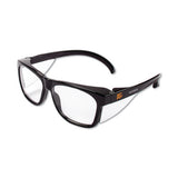 KleenGuard Maverick Safety Glasses, Clear Anti-Fog/Scratch Lens, Black Frame 412-49309