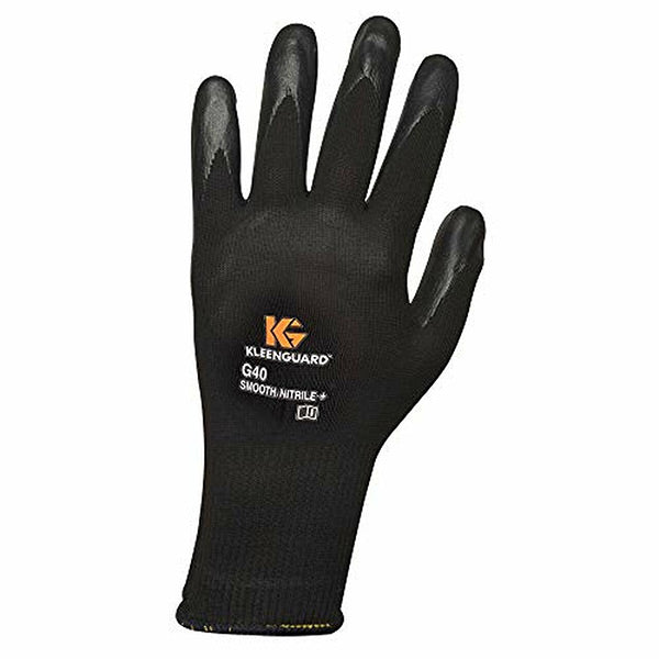 KleenGuard G40 Multi-Purpose Gloves, 8/Medium, Black 412-38429