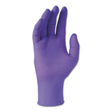 Purple Nitrile Exam Gloves, Beaded Cuff, Unlined, X-Small 412-55080