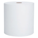 Scott Towels, White, 8 in W x 800 ft, Hard Roll 412-01040
