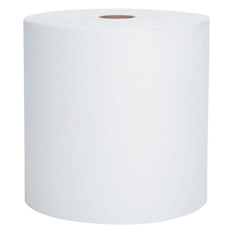 Scott Towels, White, 8 in W x 800 ft, Hard Roll 412-01040