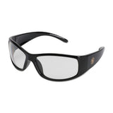 Elite Safety Glasses, Clear Polycarbonate Lens, Anti-Fog, Black, Nylon 412-21302