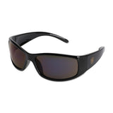 Elite Safety Glasses, Smoke Polycarbonate Lens, Uncoated, Black, Nylon 412-21303