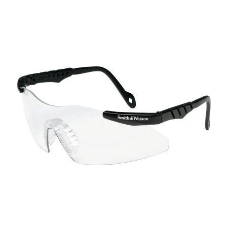 Magnum 3G Safety Glasses, Clear Polycarbonate Lens, Anti-Fog, Black, Nylon, Universal 412-19794