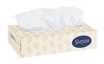 Surpass Facial Tissues, 8 in L x 8.3 in W per Sheet, White, 30 EA/CA 412-21340