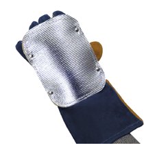Aluminized Weld-O-Glass Back Hand Pad, 45-1/2 in x 13 in, Mylar Aluminum/Fiberglass 138-36680
