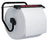 WypAll Jumbo Wiper Dispenser, Wall, Metal, Black 412-80579