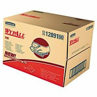 WypAll POWERCLEAN X90 Ultra Duty Cloth, Denim Blue, 11.1 in W x 16.8 in, 136/Box, BRAG Box 412-12891