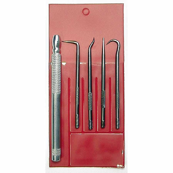4-Way Pick Set, 5 Pc, Aluminum Handle 422-K4WPC
