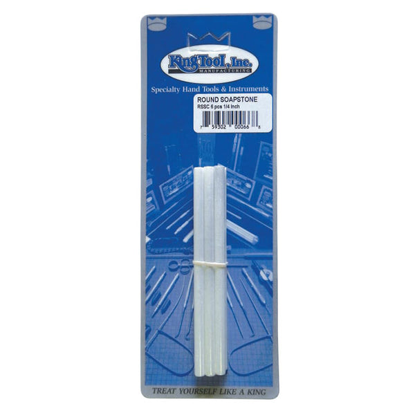 King Tool Soapstone, Round, 1/4 in x 5 in 422-RSSC