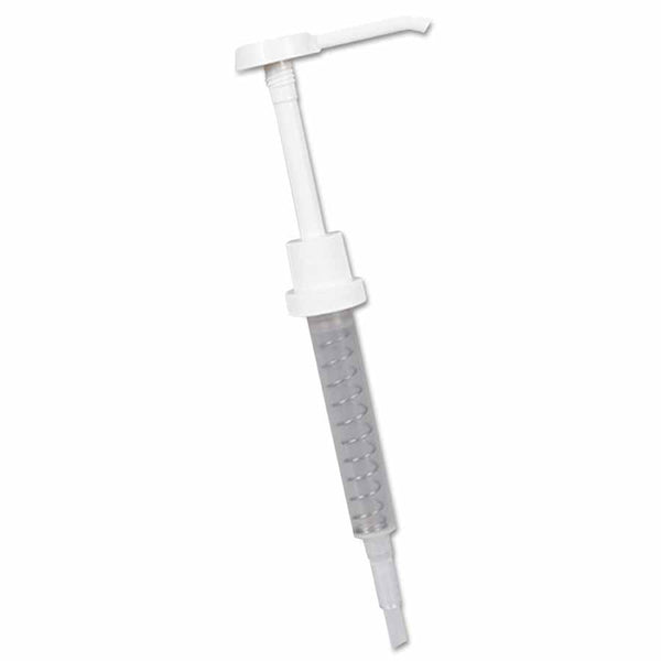 Plastic Pump for Hand Cleaner Dispensers, White/Clear 407-301G