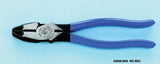Lineman's High-Leverage Pliers, 9.33 in OAL, 0.781 in Side Cutting Length, Plastic-Dipped Handles 409-D2000-9NE