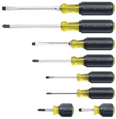 8-Pc Cushion-Grip Screwdriver Set, Phillips/Slotted 409-85078