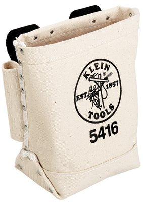 Bull-Pin and Bolt Bag, 3 Compartments, 10 in X 5 in, Canvas 409-5416