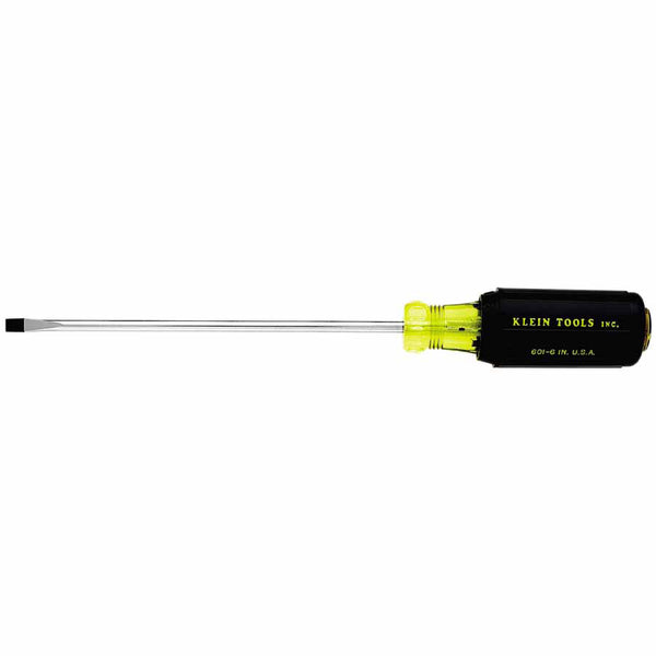 Cabinet-Tip Cushion-Grip Screwdriver, 3/16 in, 9 3/4 in Overall L 409-601-6