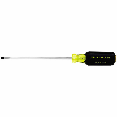 Cabinet-Tip Cushion-Grip Screwdriver, 3/16 in, 9 3/4 in Overall L 409-601-6