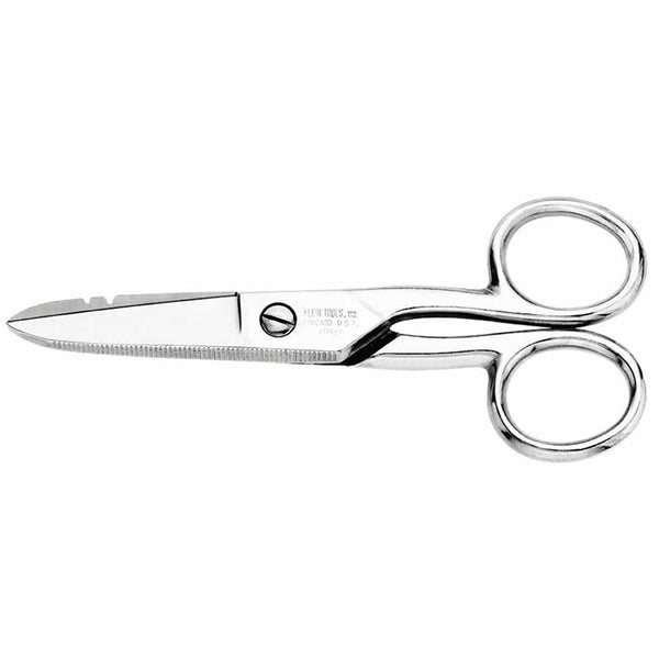 Electrician's Scissors, 5-1/4 in, Silver 409-2100-7