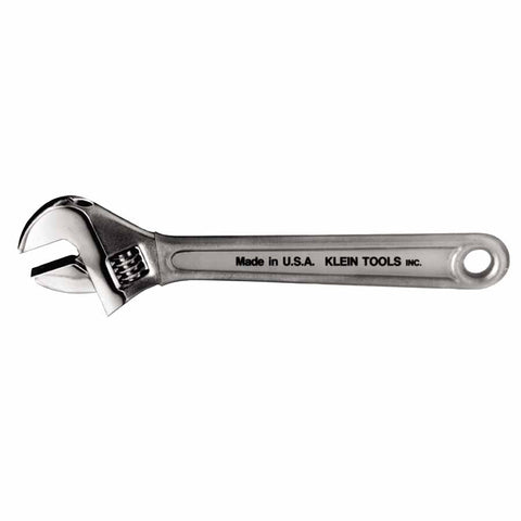 Extra Capacity Adjustable Wrenches, 6 in Long, 15/16 in Opening, Chrome, Dipped 409-D507-6