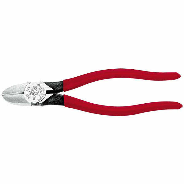 Heavy-Duty Diagonal Cutter Pliers, 7 11/16 in, Bevel, Plastic Dipped 409-D220-7