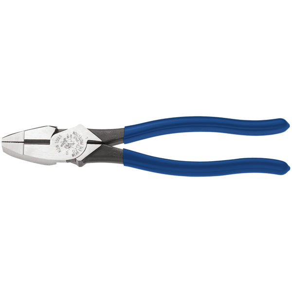 Lineman's High-Leverage Plier, 9.33 in L, Plastic-Dipped Handle, Steel 409-D213-9NE