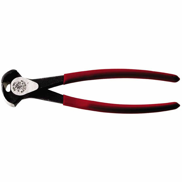 High-Leverage End-Cutting Pliers, 8-1/2 in , Plastic-Dipped Grip 409-D232-8