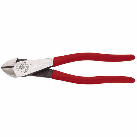 Diagonal-Cutting Angled-Head Pliers, 8 in, Bevel, Plastic Dipped 409-D238-8