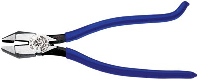 Ironworker's Side-Cutting Square Nose Pliers, 9.19 in OAL, High-Leverage, Heavy-Duty Knurled 409-D201-7CST