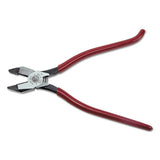 Ironworker's Side-Cutting Square Nose Plier, Flat Jaw, 9 1/4 in L, Steel 409-D201-7CSTA