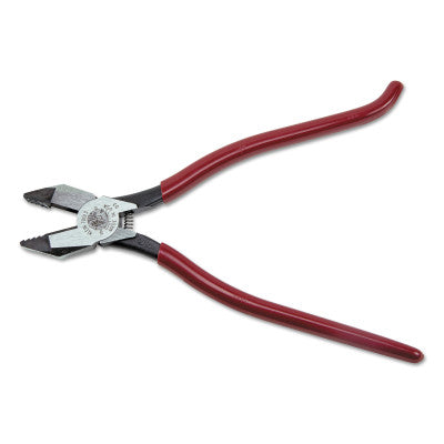 Ironworker's Side-Cutting Square Nose Plier, Flat Jaw, 9 1/4 in L, Steel 409-D201-7CSTA