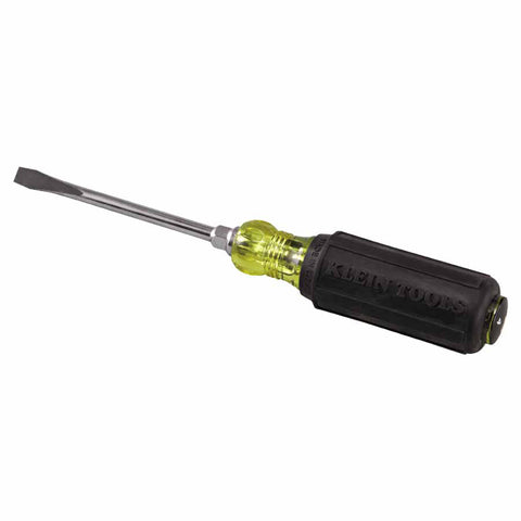 Keystone-Tip Cushion-Grip Screwdrivers, 1/4 in, 8 11/32 in Overall L 409-602-4
