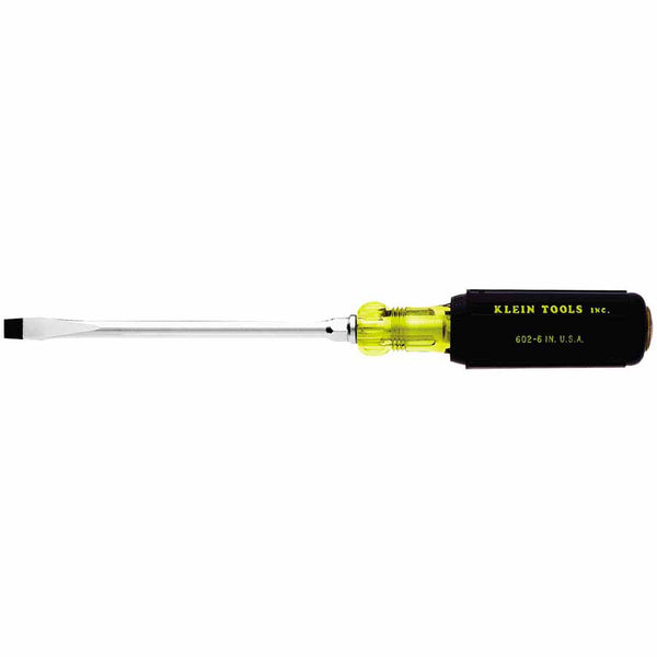 Keystone-Tip Cushion-Grip Screwdrivers, 5/16 in, 10 15/16 in Overall L 409-602-6