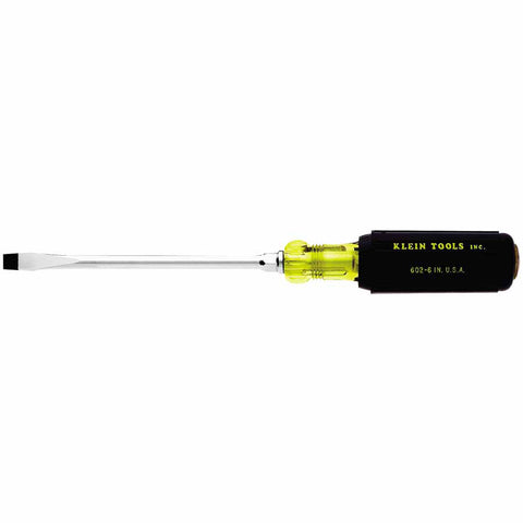 Keystone-Tip Cushion-Grip Screwdrivers, 5/16 in, 10 15/16 in Overall L 409-602-6