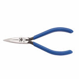 Midget Slim Long-Nose Pliers, Straight, Forged Steel, 4.82 in OAL 409-D321-41/2C