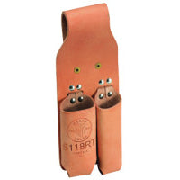 Pliers and Rule Holders, 2 Compartments, Leather, Belt Loop 409-5118RT