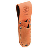 Scissors and Cable-Splicer's Knife Holders, Black, Leather, Belt Slot 409-5187T