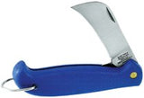 Slitting Pocket Knives, 4 3/8", Stainless Steel Blade, Plastic, Blue 409-1550-24