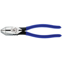 Square-Nose Side Cut Pliers, 8 1/2 in Length, 23/32 in Cut, Plastic-Dip Handle 409-D201-8