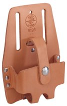 Tape-Rule Holders, 1 Compartment, Tan, Holds Large Tape Rule, Leather 409-5196