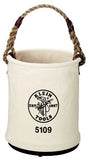 Wide-Opening Straight Wall Bucket, 1 Compartment, 12 in dia x 15 in H 409-5109