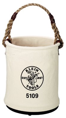 Wide-Opening Straight Wall Bucket, 1 Compartment, 12 in dia x 15 in H 409-5109