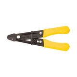 Compact Wire Stripper/Cutter w/ Spring, 5 in Long, 26-12 AWG Solid/Stranded, Yellow 409-1004