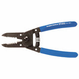 Wire Stripper-Cutter, 6-1/8 in L, 10 AWG to 22 AWG, Blue Handle 409-1011