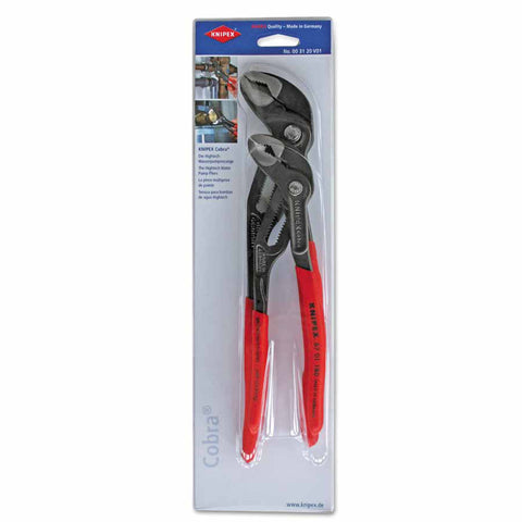 Cobra Water Pump Pliers Set, 7 in and 10 in Lengths, Hex Jaw 414-003120V01